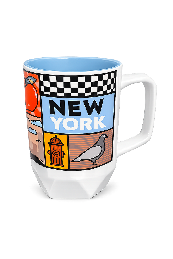 New York Pop Art Geometrical Mug