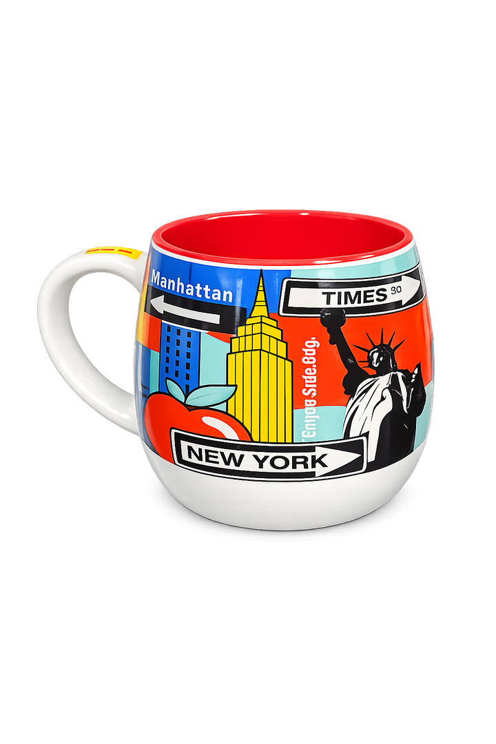 Times Square Round Mug
