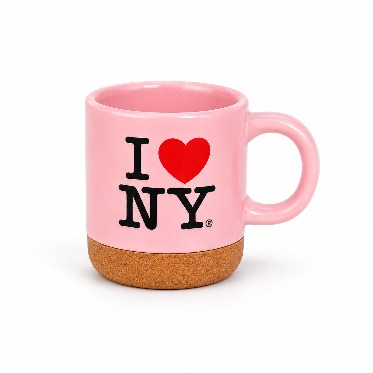ILNY Mini Mug CorkBase Pink