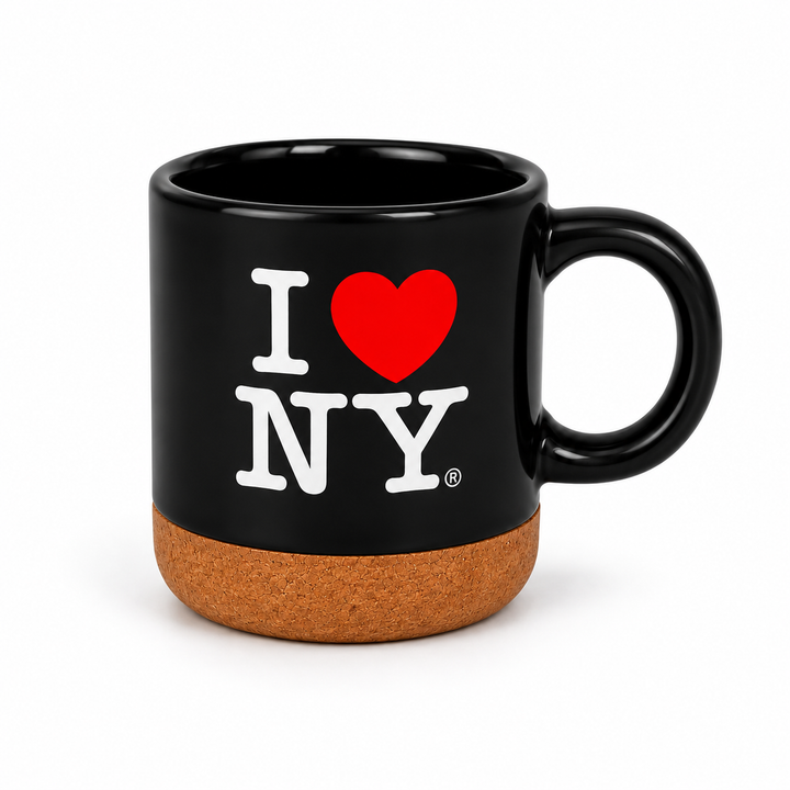 ILNY Mini Mug CorkBase Black