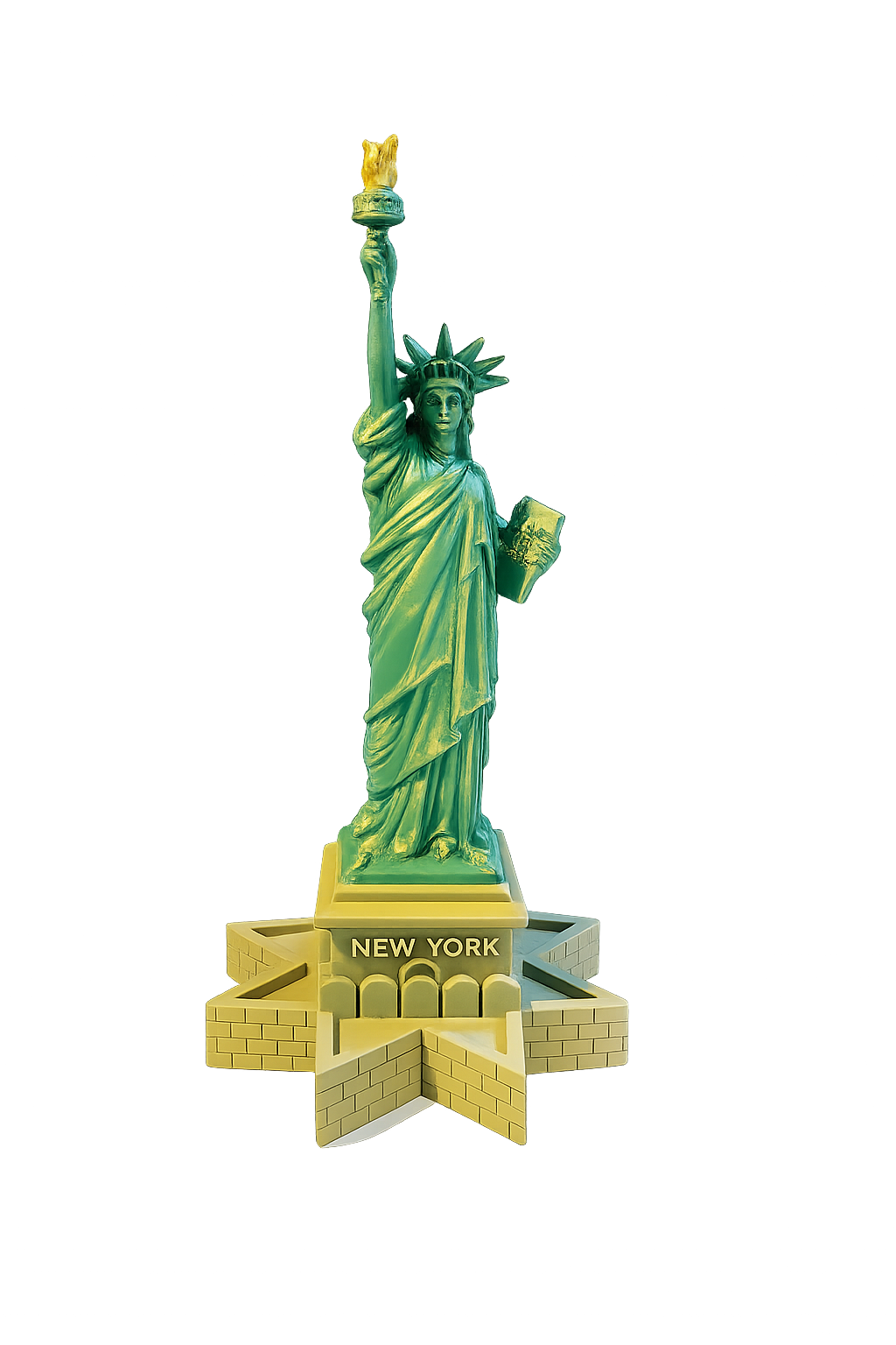 12" Statue Of Liberty Star Base