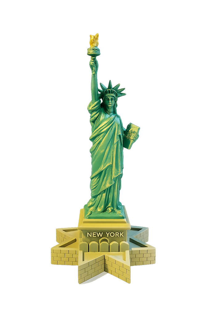 12" Statue Of Liberty Star Base