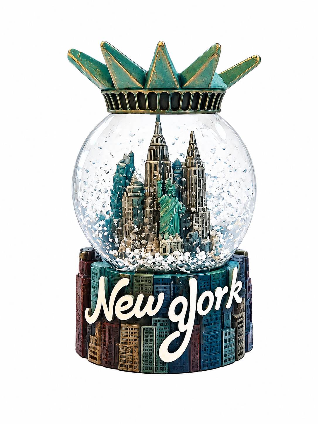 Statue Of Liberty Crown 45mm SnowGlobe