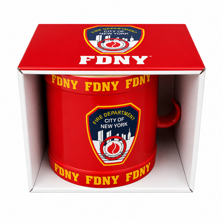 FDNY MUG Embossed with Box