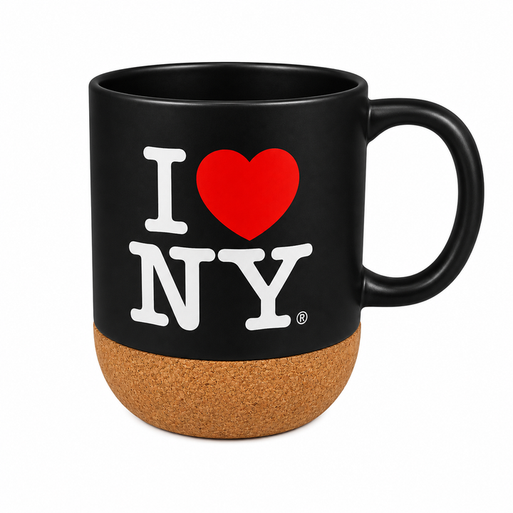 ILNY Mug CorkBase Black