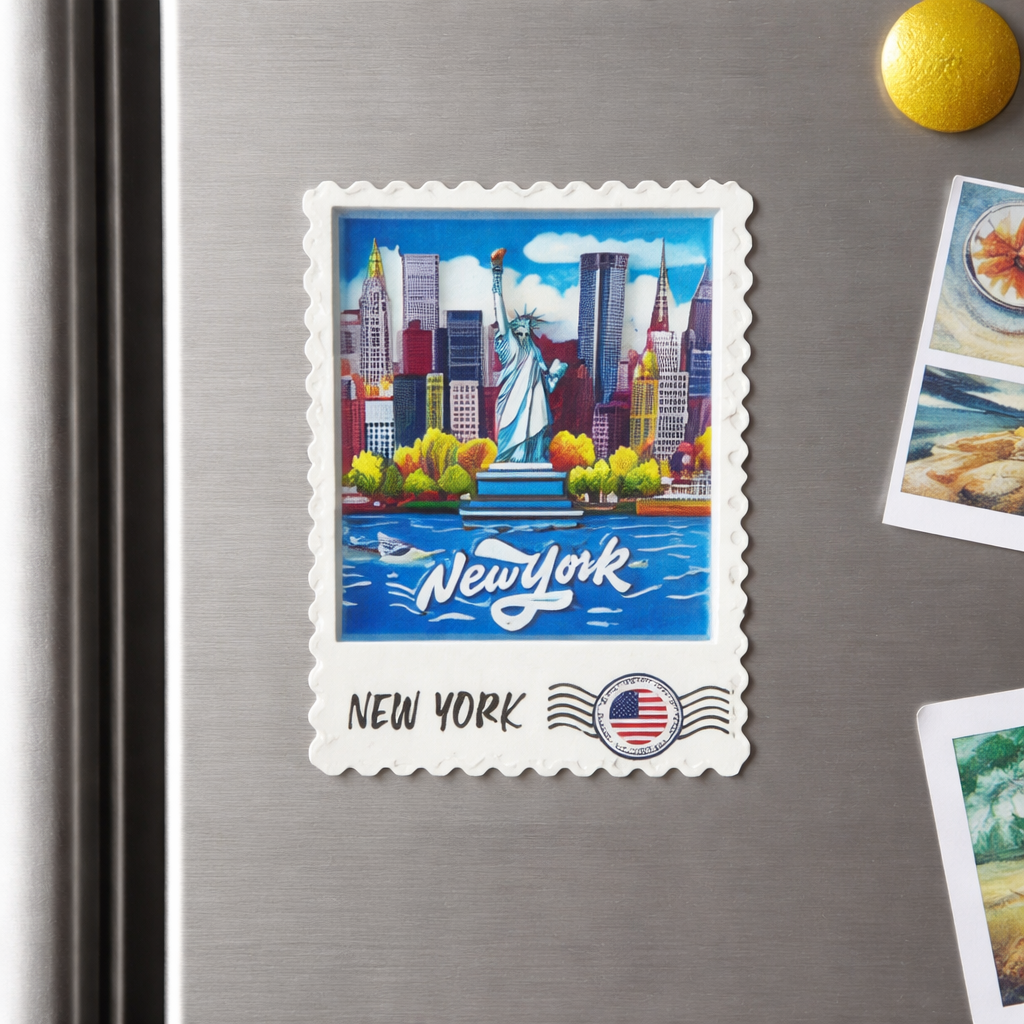New York City Stamp Magnet