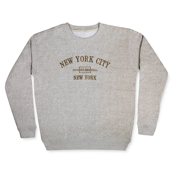 Nantucket Embroidered EST. 1664 New York Adult Sweatshirt