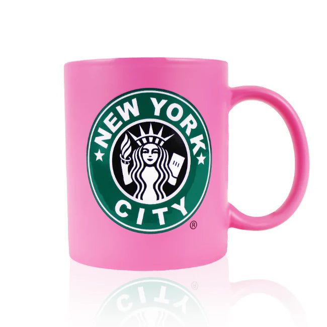 New York BUX Mug Pink
