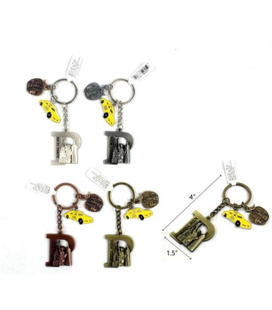 New york souvenir letter P Keychain