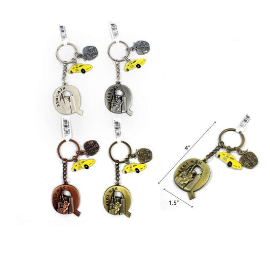 New york souvenir letter Q Keychain