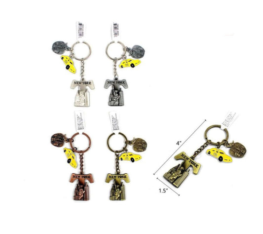 New york souvenir letter T Keychain