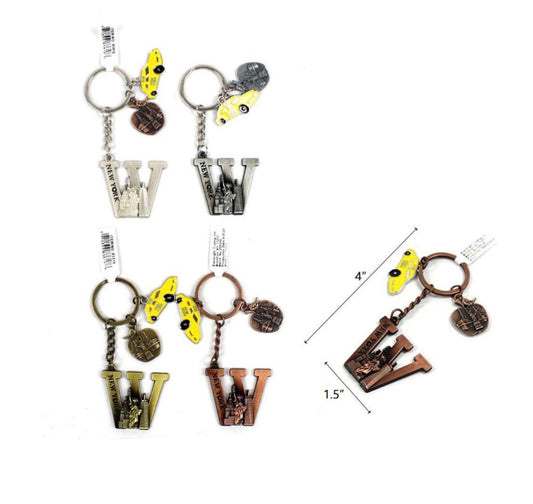 New york souvenir letter W Keychain