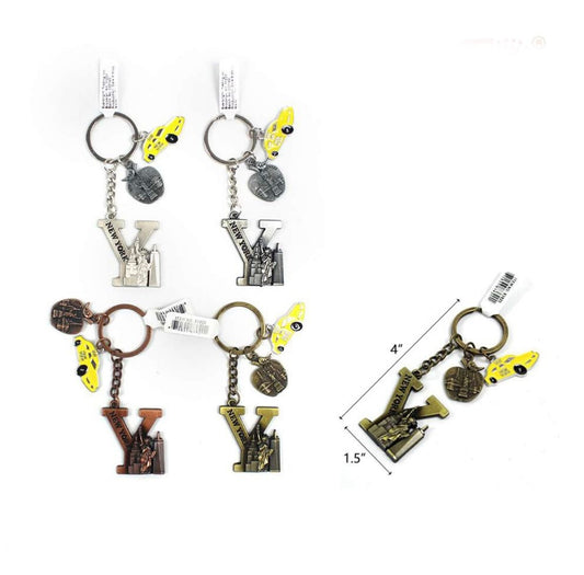 New york souvenir letter Y Keychain