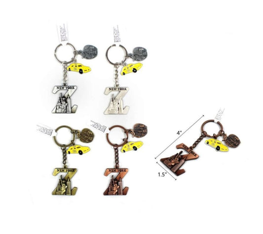 New york souvenir letter Z Keychain